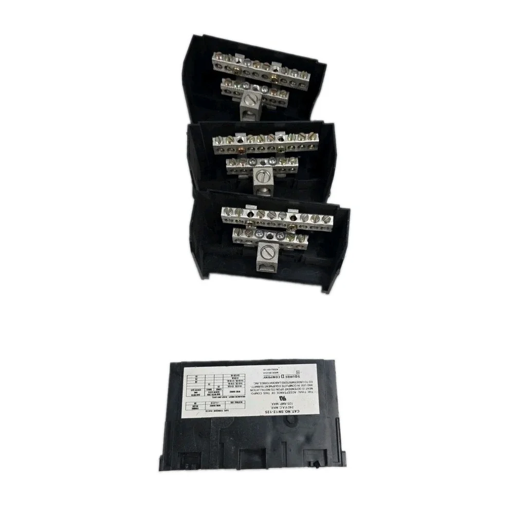 4pc. Square D SN12125 Neutral Assembly Insulated Groundable